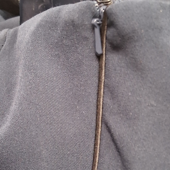 NWT Asos Blue Straight Leg Pants With Front Slit Size 6 - Picture 12 of 14